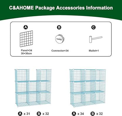 C&AHOME Wire Cube Storage, 9 - Image 7