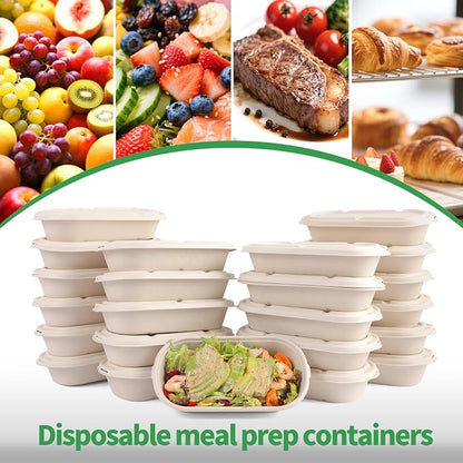 50Pcs Disposable Meal Prep Food Containers - Image 7