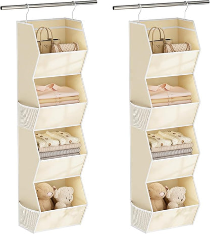 4 Shelf Hanging Closet Organizer Closet Storage by Wawocs