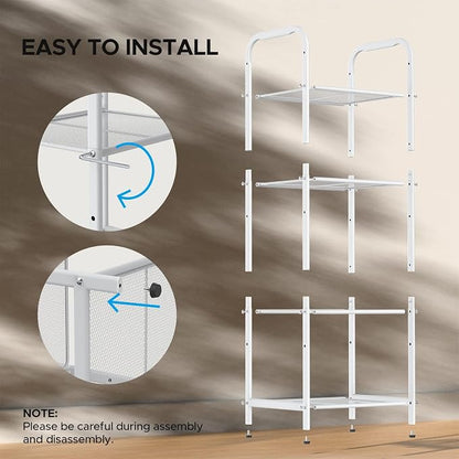 MAX Houser Storage Rack with Shelf, Industrial Style Extendable Plant Stand - Image 6