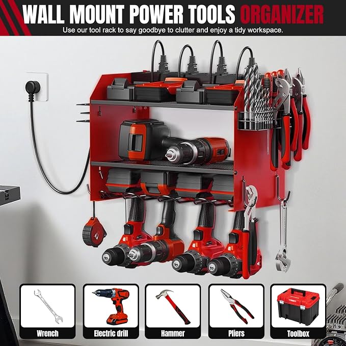 Modular Power Tool Organizer Wall Mount - Image 3
