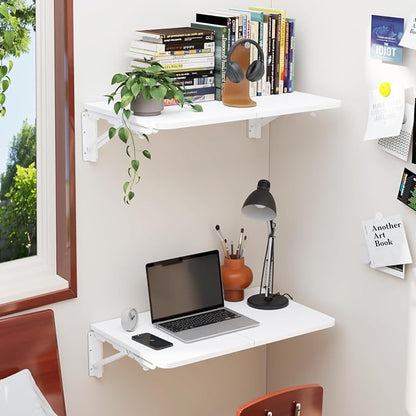TEAMIX Wall Mounted Folding Table, Utility Room, Laundry Room - Image 2