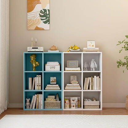 6-Cube Storage Shelf Bookcase - Image 8
