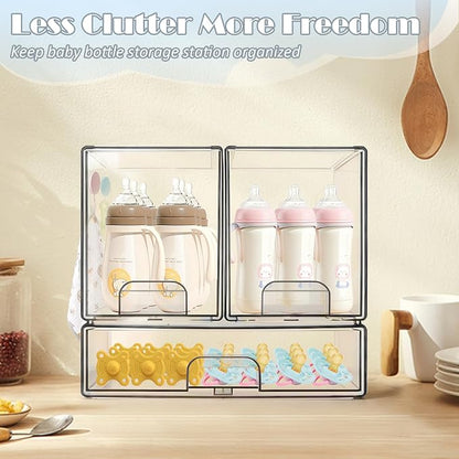 Baby Bottle Organizer with Hooks - Image 4