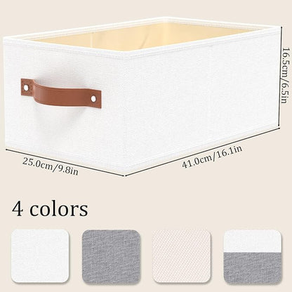 OUTBROS Fabric Storage Boxes, Foldable Bins - Image 6