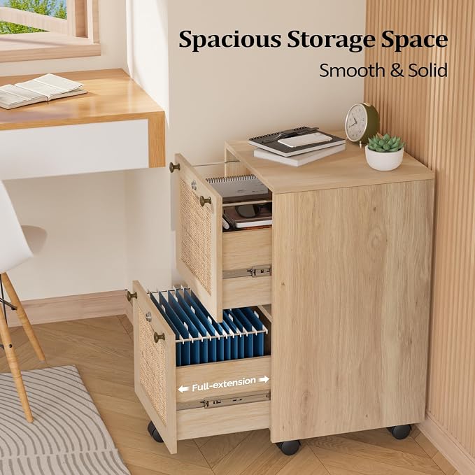 VINGLI 2 Drawer File Cabinet - Image 4