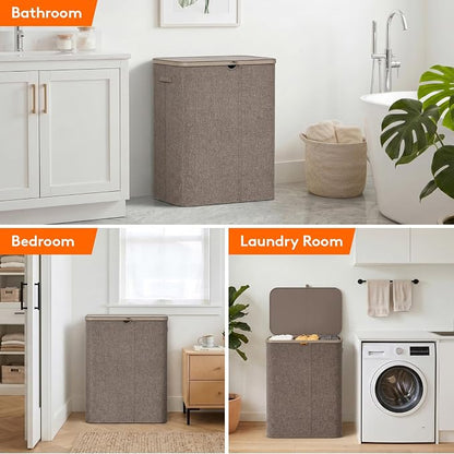 Lifewit 185L 3 Section Laundry Hamper - Image 8