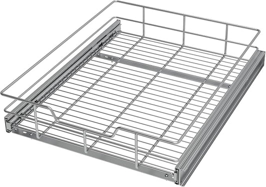 Pull Out Cabinet Organizer 20" W X 22" D, Slide Out Drawers by STORKING