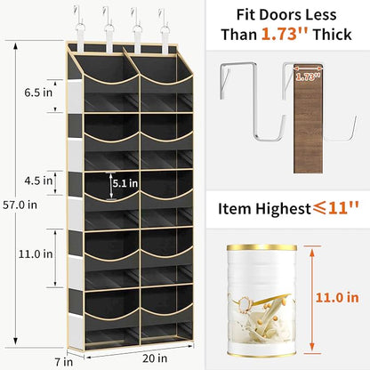 Aokeyee Over the Door Storage Organizer - Image 3