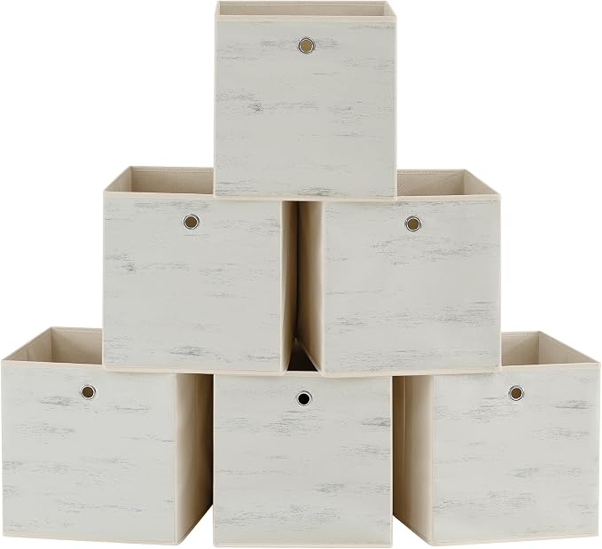SONGMICS Storage Cubes, Foldable Oxford Fabric and Non-Woven Fabric Storage by Unknown