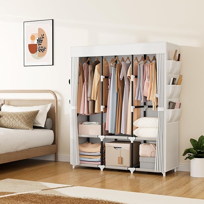 VTRIN Portable Closet Wardrobe for Hanging Clothes Closet - Image 2