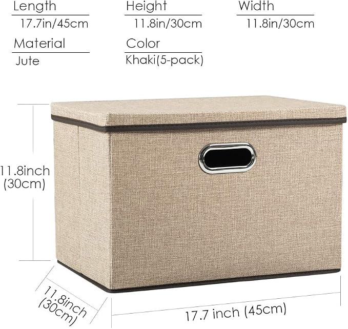 PRANDOM Large Collapsible Storage Baskets - Image 4