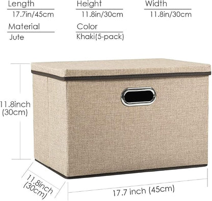 PRANDOM Large Collapsible Storage Baskets - Image 4
