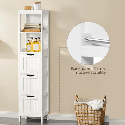 Yaheetech 56" Tall Narrow Bathroom Storage Cabinet - Image 8