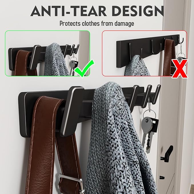 Coat Hook Wall Rack Hanger - Image 7