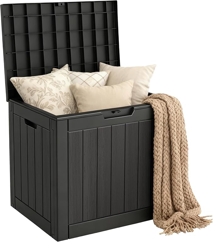 Mars Villa Deck Box, Outdoor Storage Box Waterproof, 31 Gallon, UV Resistant by MarsVilla