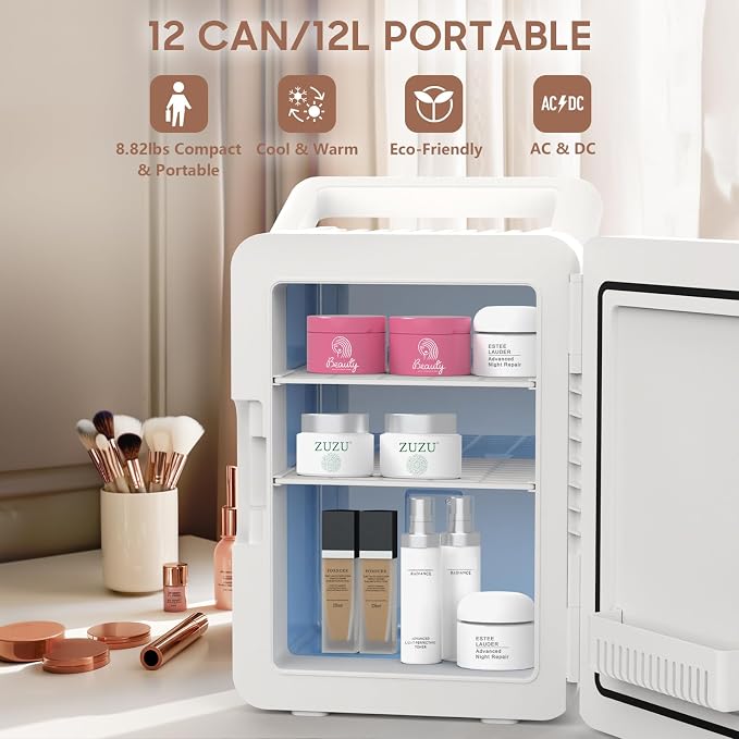 advwin 12L Mini Skincare Fridge - Image 2