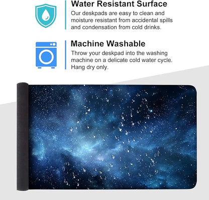 Galaxy Mouse Pad – Large Extended Desk Mat 35.43 x 15.75 in – Deep Space Nebula - Image 4