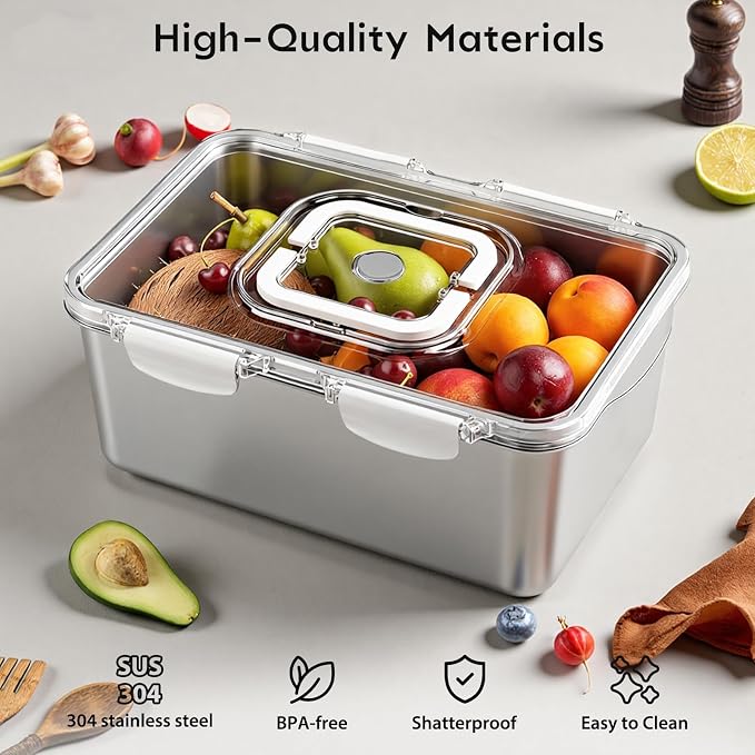 7000 ML / 245 oz /30 Cup Extra Large Food Containers - Image 5