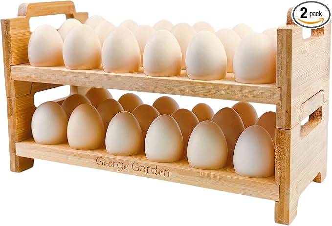 Bamboo Egg Holder Countertop by George+Garden