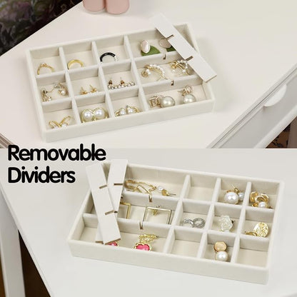 Set of 8 Stackable Jewelry Organizer Trays - Image 3