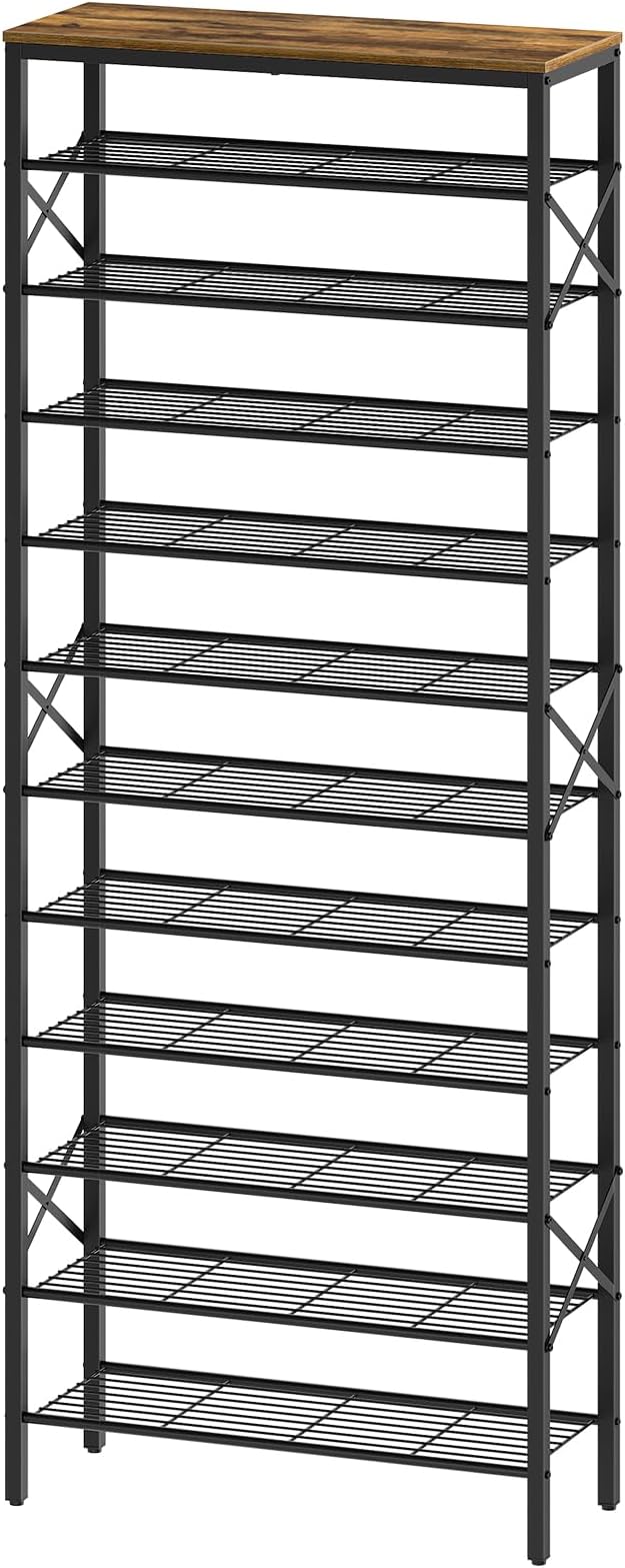 YATINEY 12 Tier Shoe Rack, Large Capacity Shoe Storage Organizer Holds 48 Pairs - Image 9