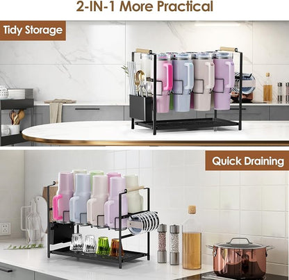 Housolution Water Bottle Organizer Drying Rack - Image 7