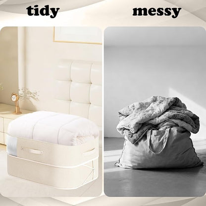 Compression Storage Bags for Bedding, 2 Pack Large Vacuum Sealer Bags - Image 5