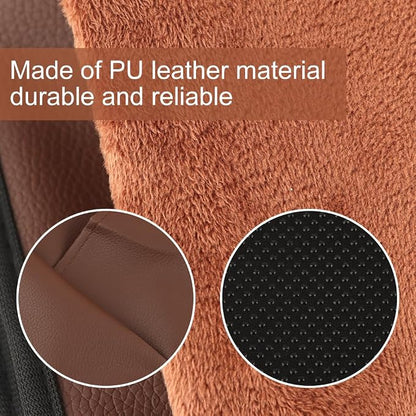 Anti-Slip PU Leather Velvet Sofa Couch Chair Armrest Soft Caddy Organizer Holder - Image 2