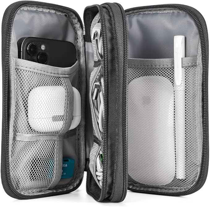 CAAORDKSO Electronics Organizer Case, Cable Organizer Bag Waterproof Electronic - Image 4
