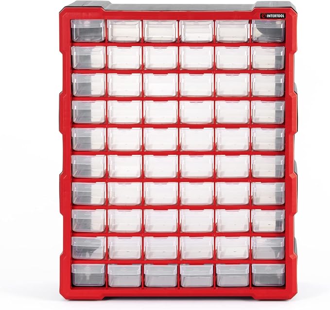 Small Parts Organizer for Hardware & Screws | 60 Removable Bins - Image 7