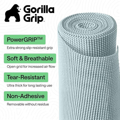 GORILLA GRIP powerGRIP Drawer Shelf and Cabinet Liner, Thick Strong Hold - Image 2