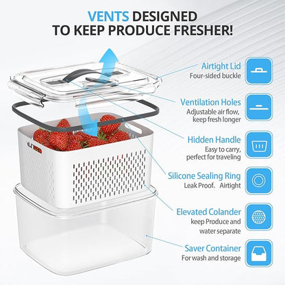 damynuo 10Pack Fruit Storage Containers - Image 3