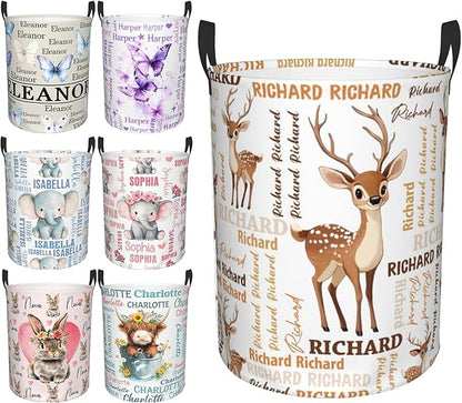 Custom Name Laundry Hamper, Personalized Laundry Baskets by PersonalizedGift