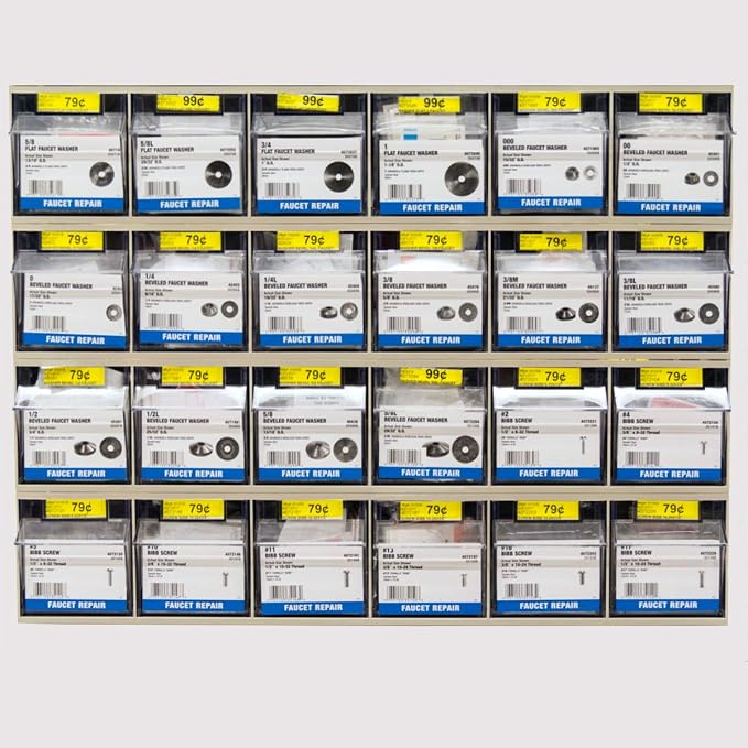 Akro-Mils TiltView Plastic Storage Cabinet - Image 5