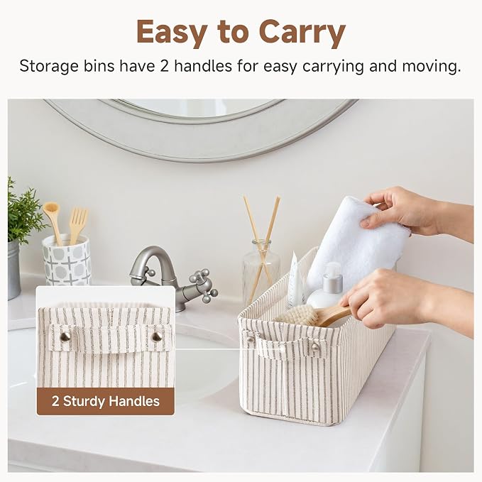 StorageWorks Narrow Storage Bins, Small Basket - Image 7