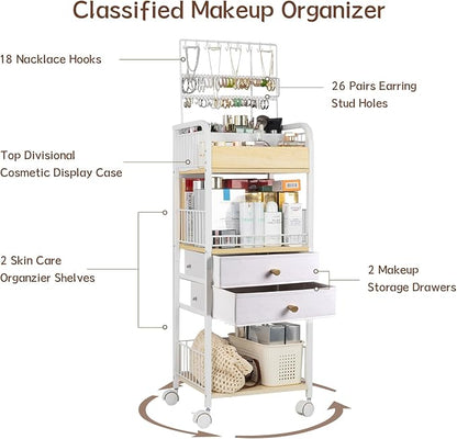 YGJT Makeup Organizer, Floor Skincare Cosmetics Organizer - Image 4