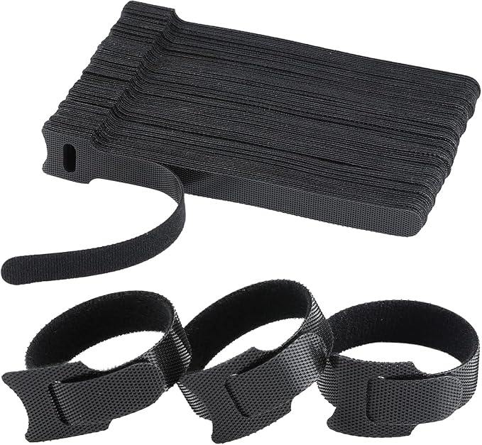 150PCS 8 Inch Reusable Cable Ties Wire Ties Cord Organizer Cable Organizer by SyncYourLifeWithMVYC