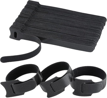 150PCS 8 Inch Reusable Cable Ties Wire Ties Cord Organizer Cable Organizer by SyncYourLifeWithMVYC