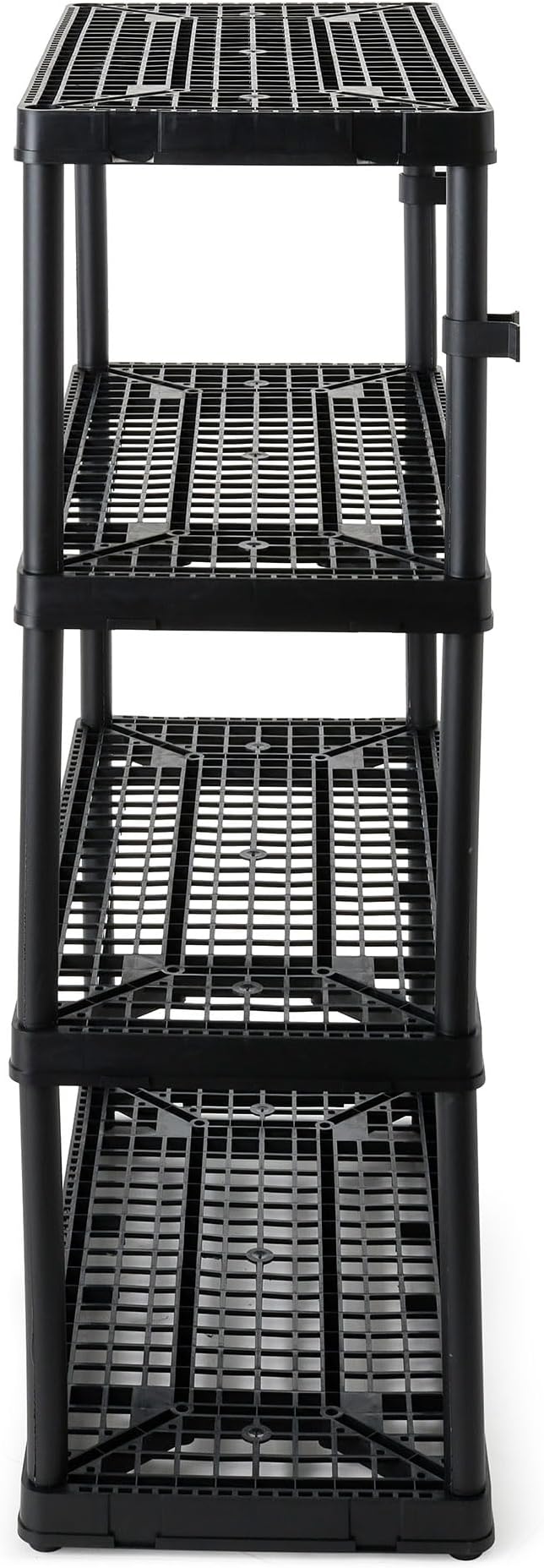 Gracious Living 2 Pack 4 Shelf Fixed Height Ventilated Heavy Duty Storage Unit - Image 7