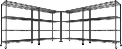 REIBII 55.5''W Heavy Duty Metal Shelves by REIBII