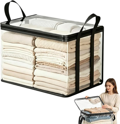 Large Heavy-Duty Thick Plastic Clear Storage Bag by TAIRUNF