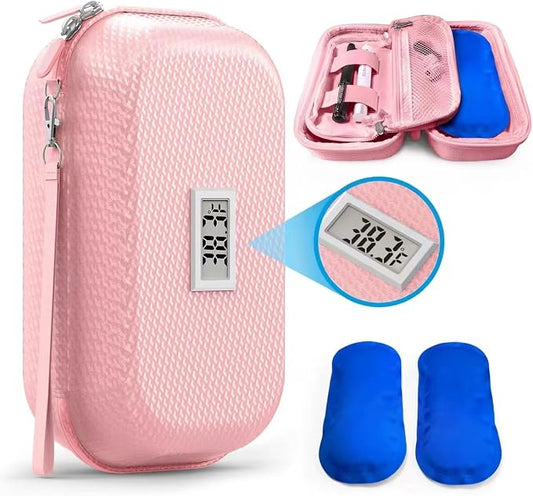 Insulin Cooler Travel Case TSA Approved, Refrigerated Medicine Travel Case by CASAZEN