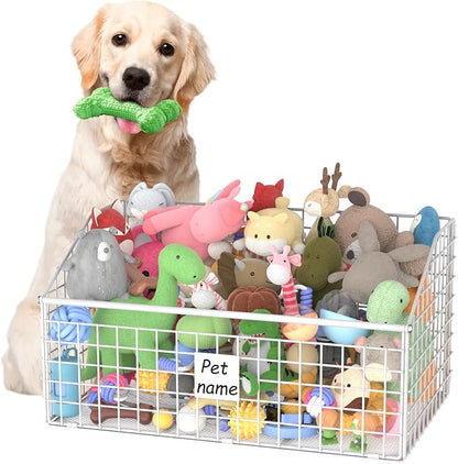 Indestructible Dog Toy basket, Large Toy Box by Kaiferty