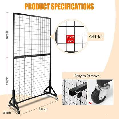 Eastern Tree 2 Packs 3'X 6' Two Gridwall Panels Display Stand - Image 3