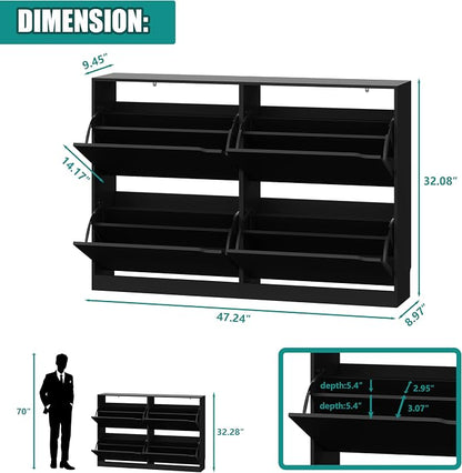 Xixini Shoe Storage Cabinet for Entryway - Image 2