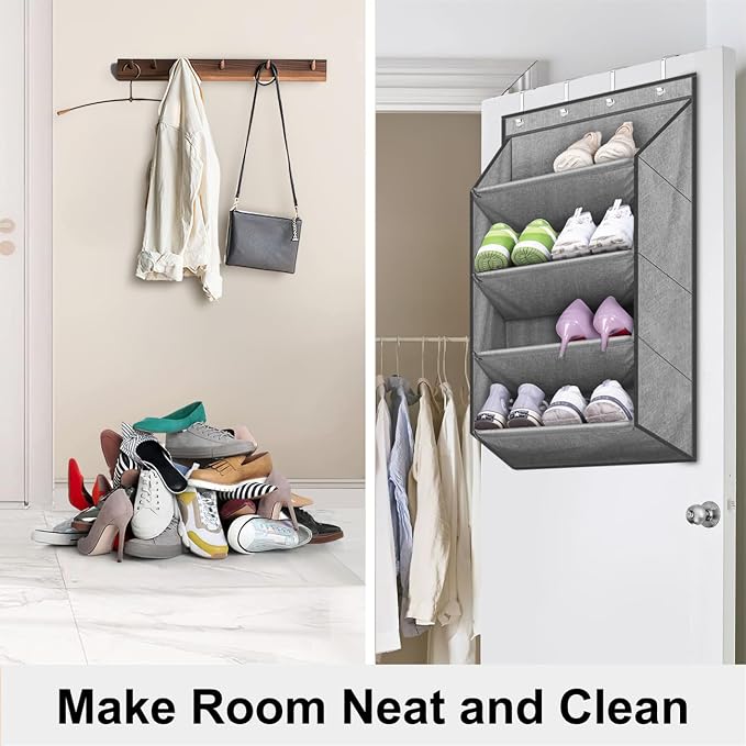 SLEEPING LAMB Over the Door Shoe Organizer - Image 6