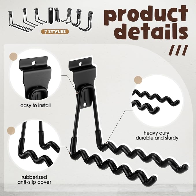 Landhoow 26 Pack Slatwall Accessories - Image 4