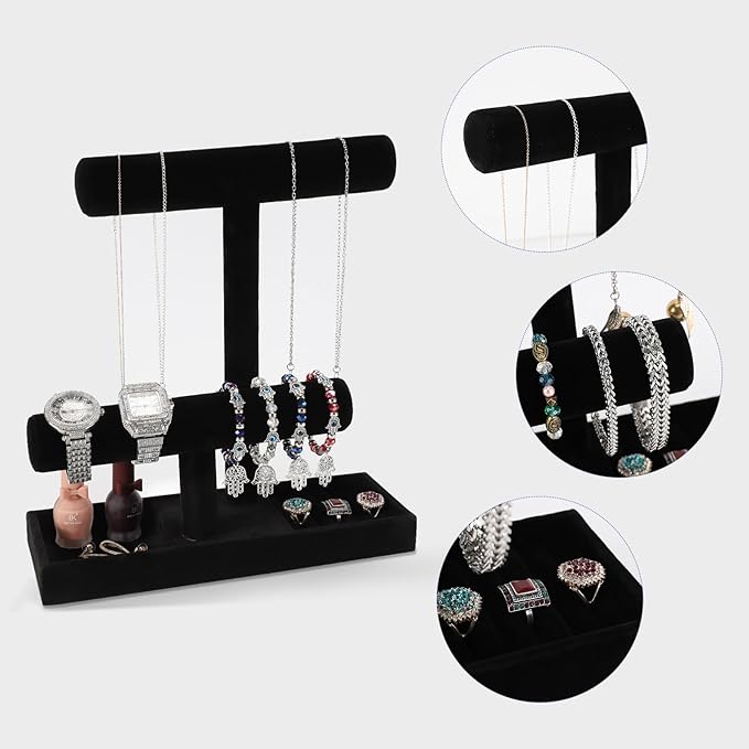 ByKen Necklace Holder, Bracelet Holder, Jewelry Organizer Stand - Image 4