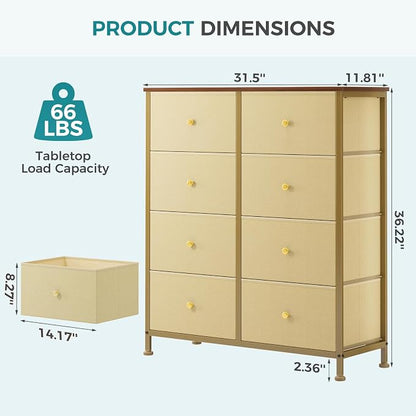 OLIXIS 8 Drawer Storage Dresser - Image 3